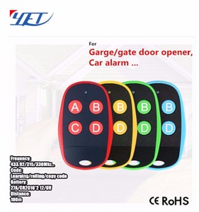 Todavía 2114: colorido control remoto inalámbrico RF universal de 4 botones (433MHz, código rodante) estilo cumple con la función - Product Image 5