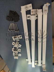 Supports de panneaux solaires pour balcon, <span class=keywords><strong>panneau</strong></span> de <span class=keywords><strong>toit</strong></span> plat (15-60 ° Support central de balcon à angle réglable pour <span class=keywords><strong>toit</strong></span> plat et mur - Product Image 4