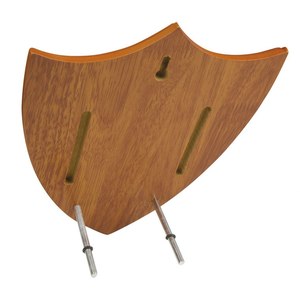 Insegna da Parete in Legno PLAQUE Chiaro 200X250X15mm - Product Image 2