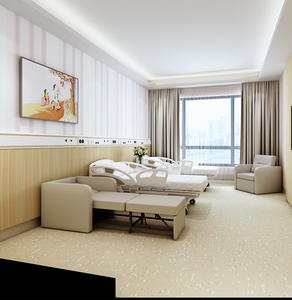 Fauteuil-lit double fonction pour soignant, mobilier hospitalier, chaise-lit combinée, fauteuil pliant pour soignant, lit d'appoint hospitalier avec fonction chaise - Product Image 3