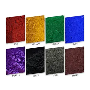 Chinese Manufacturer Iron Oxide Pigment Factory Red Iron Trioxide Powder Price Red110 Red 130 Yellow 313 Price Per Ton