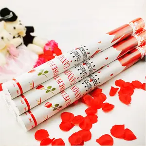 Wedding Favors Dried Flowers Confetti Wedding Rose Confetti Petal Cannon Popper Party Decoration Biodegradable Handheld Shooter