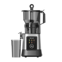 Extracteur de jus lent à froid 155MM 300W à haut rendement, avec grande goulotte d'alimentation pour fruits et légumes entiers