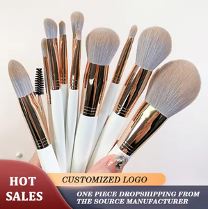 Set di Pennelli da Trucco di Lusso con Manico in Legno Kabuki, Etichetta Privata, per Viso e Correttore, Personalizzabile con Logo - Product Image 6