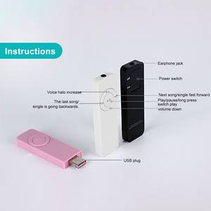 Nuevo Reproductor <span class=keywords><strong>MP3</strong></span> con Forma de Barra, Reproductor de Música Portátil con Conexión USB para Estudiantes, para <span class=keywords><strong>Escuchar</strong></span> Inglés y Estudiar Idiomas - Product Image 3