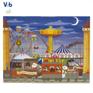 Foldable 3D Pop Frame Box <b>Christmas</b> Home Funfair <b>Card</b> Eco Friendly <b>Handmade</b> Customized Professional Designers Thank You <b>Card</b> - Product Image 4