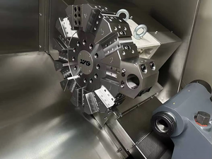 Gl560y tck56a Heavy-Duty <span class=keywords><strong>CNC</strong></span> chuyển Trung tâm Máy phay nghiêng giường máy tiện đơn trục chính 220V GSK ngang loại động cơ - Product Image 5