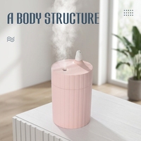 Humidificateur d'air électrique rechargeable pour la maison, brumisateur, humidificateur pour bébé, chambre à coucher, ultrasonique, brume, voiture, pièce, humidificateur H20, H2o