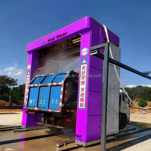 Autolavaggio Elettrico Drive-Through per Autobus e Camion, Costruzione in Acciaio Inox, Motori Italiani, Tre Spazzole Schiumogene, Completamente Automatico - Product Image 2