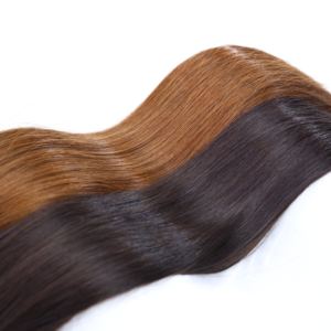 Mèches de cheveux ombrées multicolores, <span class=keywords><strong>série</strong></span> de couleurs fantaisie dégradées bleu rose violet en cheveux humains Remy - Product Image 3