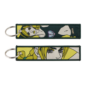 7 New Design Anime Embroidered Flight Tag Keychain for the Fans of Anime <strong>JoJo</strong> Adventure Backpack Decoration - Product Image 2
