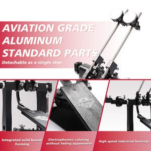 อุปกรณ์เสริมกลองเบสคุณภาพสูง แบบขับเคลื่อนโดยตรง (Direct Drive) คู่ ทำจากอะลูมิเนียมอัลลอย สำหรับเครื่องดนตรี - Product Image 6