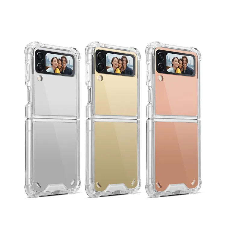 Shockproof Clear Case Ultra Slim Hard PC Cover For Samsung Galaxy Z Flip3/4 5G Folding Clear Case