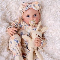 Poupée Reborn réaliste de 19 pouces en vinyle souple, jouet pour enfants, cadeau, vente en gros, personnalisable