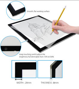 A3 A4 8mm Ultradunne Verstelbare Helderheid Lichtbak Tekenen LED Lichtpad - Product Image 4