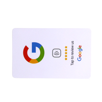 CR80 Plastik Programmierbare Scan-NFC NT213 N TAG 215 N TAG 216 Google Review NFC-Karte