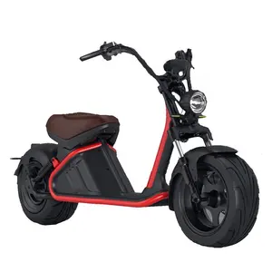 Citycoco — Scooter électrique, vitesse rapide, 75km, 2000W, avec phare LED, écran LCD, pour adulte, en stock