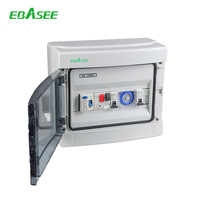 Boîte de distribution électrique étanche ip66 PV solaire cc boîte de boîtier 8 voies boîte de distribution d'énergie vide
