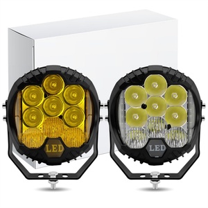 Projecteur de travail LED 7 pouces 50W, barre LED DRL, lampe combinée, phare antibrouillard pour 4x4, tout-terrain, SUV, VTT, tracteur, bateau, automobile - Product Image 2