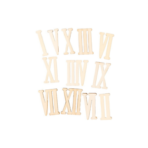 Numeri Romani in Legno 4cm 20pz Decorazione Artigianale - Product Image 2