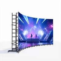 Pantalla LED para Exteriores de Alto Brillo HD P2.6 3.91 IP65, Panel de Pantalla de Video LED para Montaje en Pared, 5V, Alquiler para Tiendas Minoristas y Escenarios de Eventos