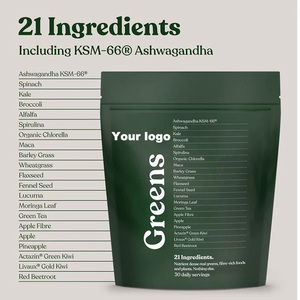 Private Label Super Greens Blend Detox Digest Smoothie Mix Reiniging Spijsverteringsenzymen Probiotica Super Groene Poeder - Product Image 3