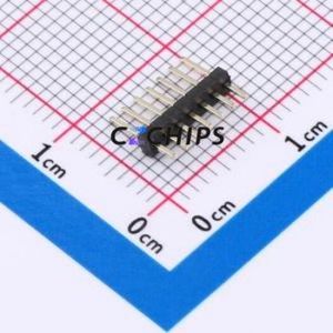HC-PZ127-7.2L-1x7PZ Pin Header Through hole Component (THT),P=1.27mm Connector 1x7P 1.27mm Pin Header Single Row - Product Image 2