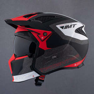 Casco Integrale Modulare MT Cool per Moto, Omologato DOT ECE, Design Street Fighter Personalizzato, Materiale ABS per Motocross - Product Image 4