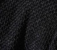 Peignoir d'hiver pour homme en chenille texturée effet diamant, doublure Sherpa, poignets reversibles, marque privée, vente en gros