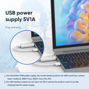 Xách tay không dây HDMI máy phát và máy thu HDMI Extender 98ft/30m 1080P Kit cắm thiết kế nhỏ gọn chiếm ít không gian - Product Image 3