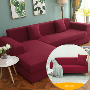Housses de canapé élastiques en forme de L à prix abordable pour 7 places, avec jupe extensible, du fournisseur chinois moderne en gros - Product Image 3