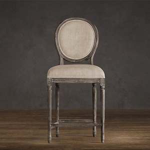 Chaises <span class=keywords><strong>de</strong></span> <span class=keywords><strong>bar</strong></span>, tabouret <span class=keywords><strong>de</strong></span> <span class=keywords><strong>bar</strong></span>, en bois <span class=keywords><strong>de</strong></span> chêne, design traditionnel français <span class=keywords><strong>Louis</strong></span>, ancien, haut <span class=keywords><strong>de</strong></span> gamme, 1 pièce - Product Image 5
