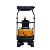Mini-excavatrice compacte à chenilles, petite excavatrice de 1 tonne, mini-pelleuse EPA Kubota avec attache rapide hydraulique, livraison gratuite