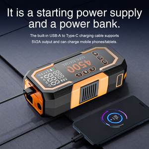 Avviatore di Emergenza per <span class=keywords><strong>Auto</strong></span> 2-in-1 con <span class=keywords><strong>Compressore</strong></span> d'Aria <span class=keywords><strong>Portatile</strong></span> a Basso Prezzo dal Produttore - Product Image 5