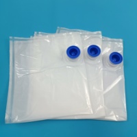 Sac PE aseptique Transparent direct d'usine 20L avec impression par gravure et valve pour emballage liquide de pâte de fruits de boisson de jus