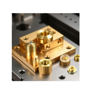 ชิ้นส่วนเครื่องจักร CNC เครื่องกลึงโลหะทองเหลืองแบบพรีเมี่ยมสร้างต้นแบบอย่างรวดเร็วพร้อมพื้นผิวขัดเงาที่แข็งแรงทนทานชิ้นส่วนเครื่องจักร - Product Image 4