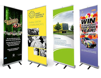 Support d'affichage rétractable polyvalent pour la publicité multi-scènes