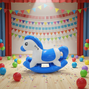 Caballo Inflable Comercial para Niños, Listo para Enviar desde Almacén en EE. UU., Ideal para Jardín de Infancia, Patio Trasero, Fiestas Infantiles e Interiores - Product Image 1