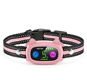 2025 नवीनतम छाल कॉलर रिचार्जेबल कंपन कोई शॉक बार्क कॉलर वाटरप्रूफ कुत्ते प्रशिक्षण कॉलर वाटरप्रूफ कुत्ते प्रशिक्षण कॉलर - Product Image 1