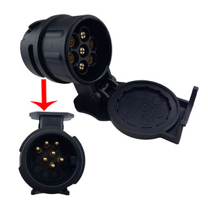 Nuevo Adaptador Mini de PVC de 13 Pines a 7 Pines para Remolque de Caravana Europea, 12V/24V - Product Image 4