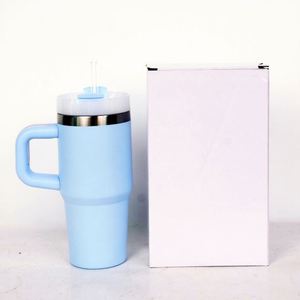 Vaso Infantil de Acero Inoxidable de 14 oz con Pajita y Asa, Taza Aislada para Beber al Aire Libre y en Viajes - Product Image 3
