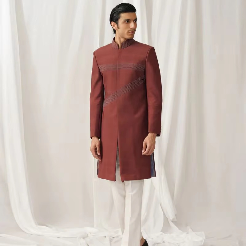 Delhi Sherwani High Quality Customizable Wedding Clothing