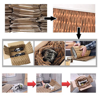 Déchets carton boîte cutter machine de découpe kraft papier expansible déchiqueteuse perforateurs carton ondulé papier déchiqueteuse