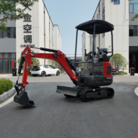 Excavatrice sur chenilles de haute qualité CE EPA/Euro V avec prix d'usine 1 tonne 1,5 tonne 2 tonnes Mini excavatrice Prix de vente