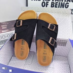 Sandalias <span class=keywords><strong>Birkenstock</strong></span> de la Mejor Calidad al por Mayor, Modelo 2026, Sandalias Planas para Exteriores, Tipo Mule, de Cuero y Gamuza, con Plantilla de Corcho, <span class=keywords><strong>Birkenstock</strong></span> - Product Image 2
