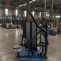 Machine de tirage vertical (Lat Pulldown) professionnelle à résistance sélectionnable pour l'entraînement du dos en salle de sport et club de fitness