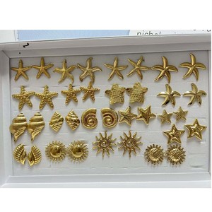 <span class=keywords><strong>Orecchini</strong></span> <span class=keywords><strong>a</strong></span> <span class=keywords><strong>Stella</strong></span> <span class=keywords><strong>Marina</strong></span> in Acciaio Inossidabile Dorato, Design Vari, Resistenti allo Sbiadimento, per Donne JQ-005 - Product Image 1
