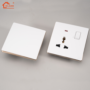Cổ điển và linh hoạt anh tiêu chuẩn tường ánh sáng Thiết bị chuyển mạch và ổ cắm với thiết kế mỏng 1/2/3/4 gang nhựa Bảng điều khiển cho nhà ổ cắm - Product Image 3