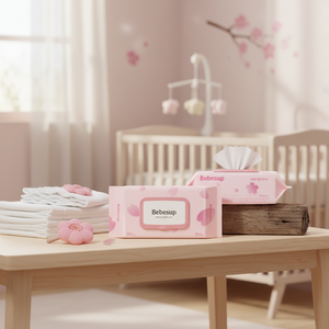 Cherry Blossom Bebe Forest para toallitas húmedas de agua 100-Paquete de hojas para el cuidado del fondo del bebé - Product Image 3