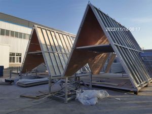 Kit de Micro-Maison Préfabriquée Moderne de Luxe <span class=keywords><strong>en</strong></span> Triangle à Charpente <span class=keywords><strong>en</strong></span> A - Product Image 3